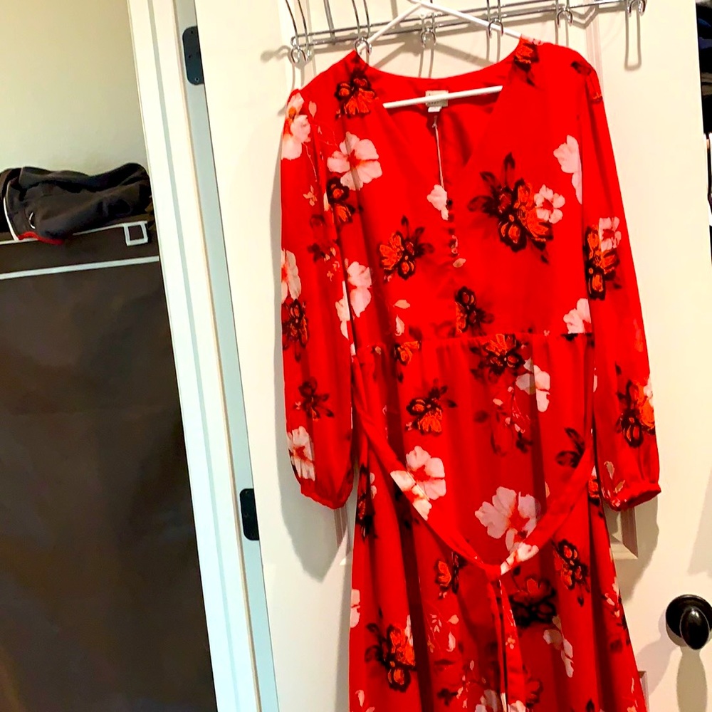 Floral MIDI Dress - a New Day